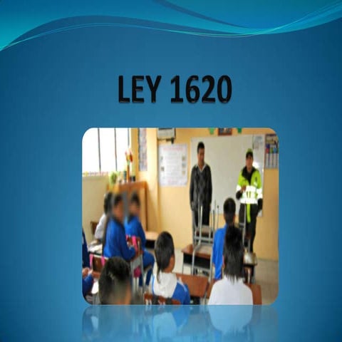 ley de colombia 1620 | PPTX
