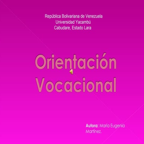 La importancia de la orientación vocacional en el estudiante | DOCX