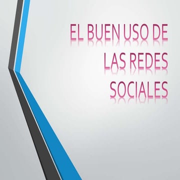 Decalogo de normas para buen uso de las redes sociales | DOCX