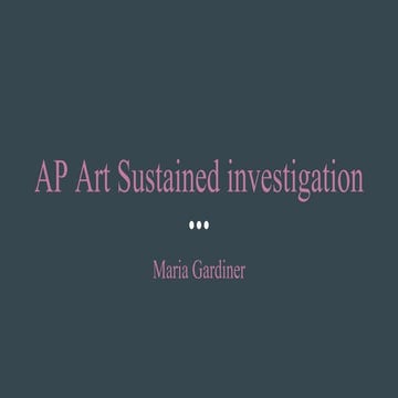 2024 AP Art 2D Portfolio- Maria Score: 4