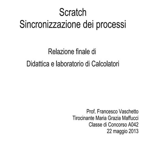 Maria Grazia Maffucci - token ring presentazione