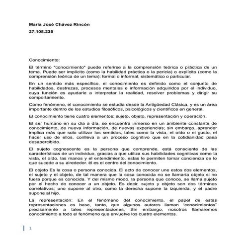La realidad objetiva y el conocimiento humano | PDF