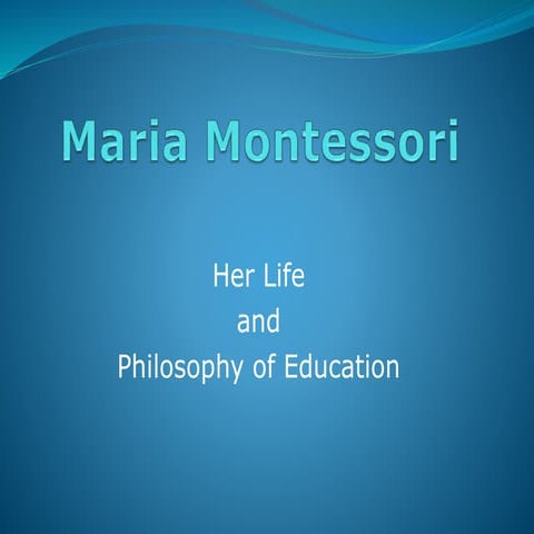 Maria Montessori