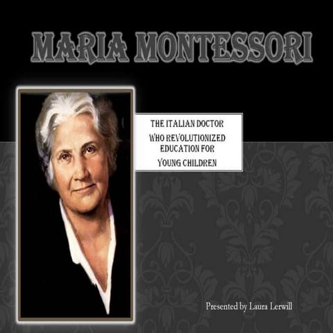 Maria montessori powerpoint