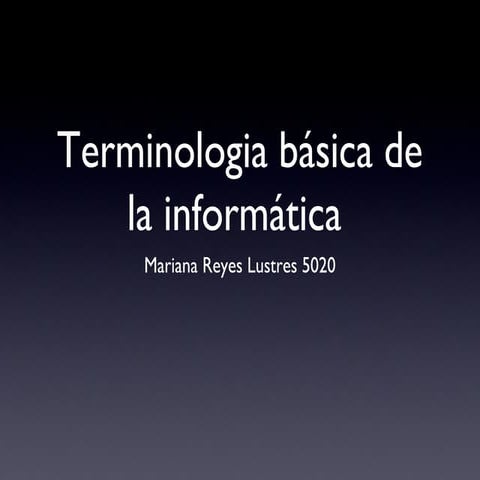 Tp n° 1 informatica . | PPTX