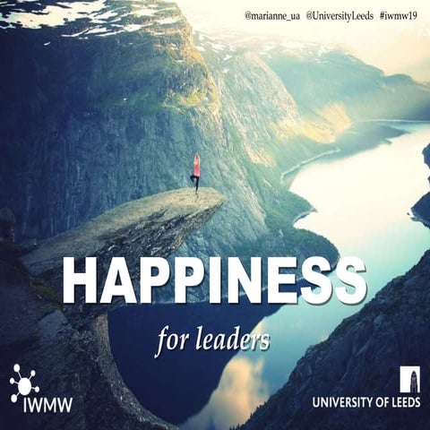 Happiness for leaders: positive psychology and science of well-being