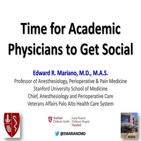 Time for Physicians to Get Social