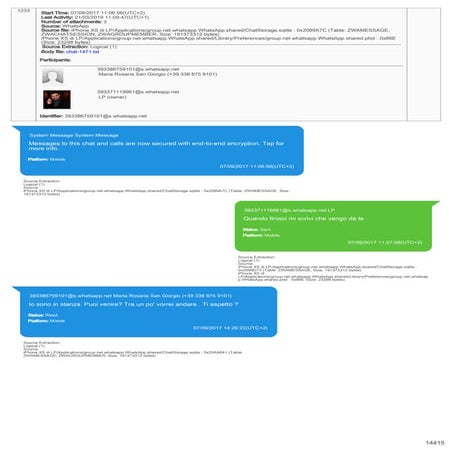 Le chat tra Luca Palamara e Maria Rosaria San Giorgio