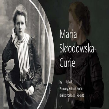Maria Skłodowska Curie by Jula