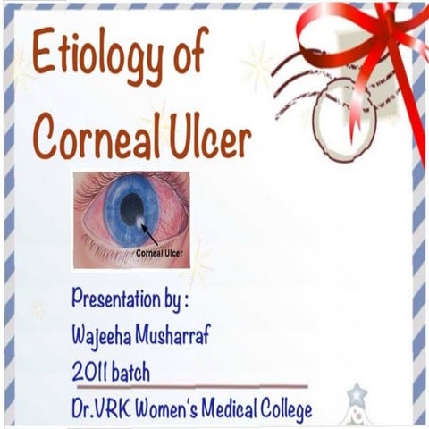 Etiology Of Corneal Ulcer
