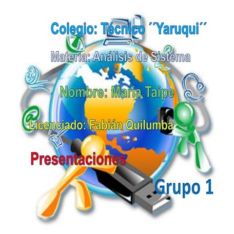 Maria taipe..presentaciones