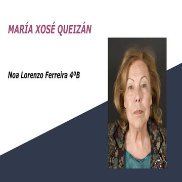 Maria Xosé Queizán | PDF