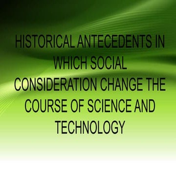 Maribel   historical antecedents in which social consideration change the cou...