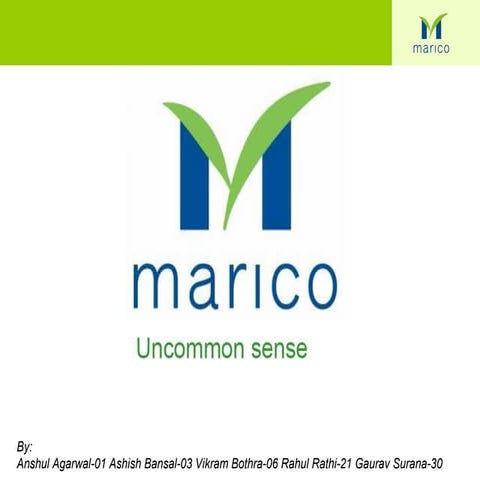 Marico ERP