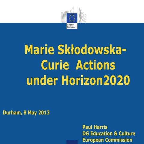 Marie curie horizon 2020
