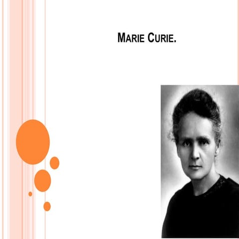 Marie curie | PPTX