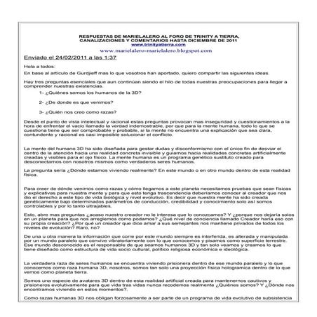 Marielalero Compilatorio Bibliotecapleyades 3 pdfs - 24-2-2011 - 27-9-2012