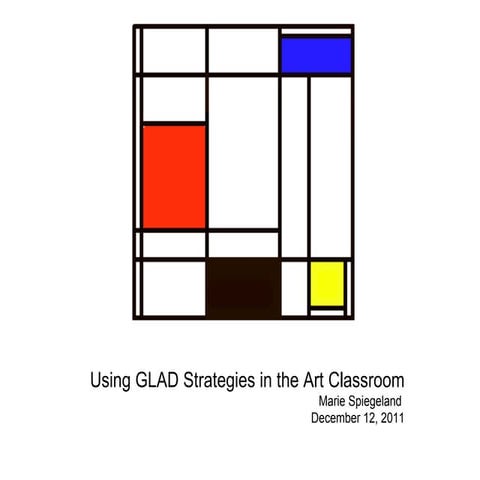 GLAD Strategies in the Art Classroom | PPT