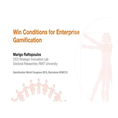 Marigo Raftopoulos for Gamification World Congress, Barcelona 2015