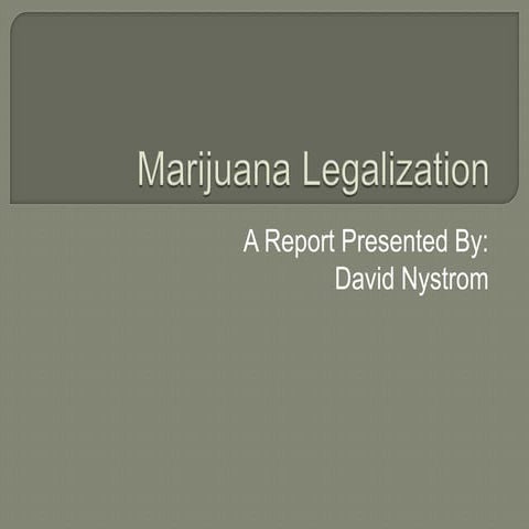 Marijuana legalization