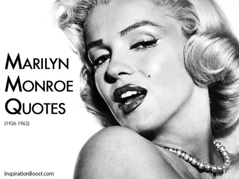 Marilyn Monroe Quotes Marilyn Monroe Quotes