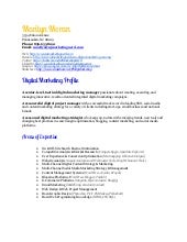 Digital Marketing Resume picture Top 8 Digital Marketing Executive Resume Samples Digital Marketing Resume digital marketing manager resume samples Top 8 Digital Marketing Executive Resume Samples