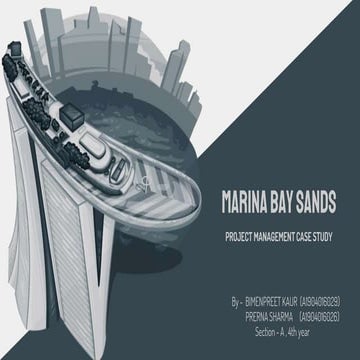 Project Management - Marina bay Sands