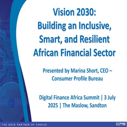 Marina Short- CEO, Consumer Profile Bureau