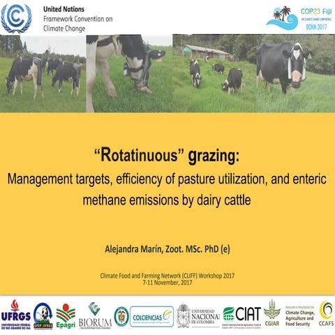 Marin, Alejandra - Climate Food and Farming CLIFF network annual workshop Nov...