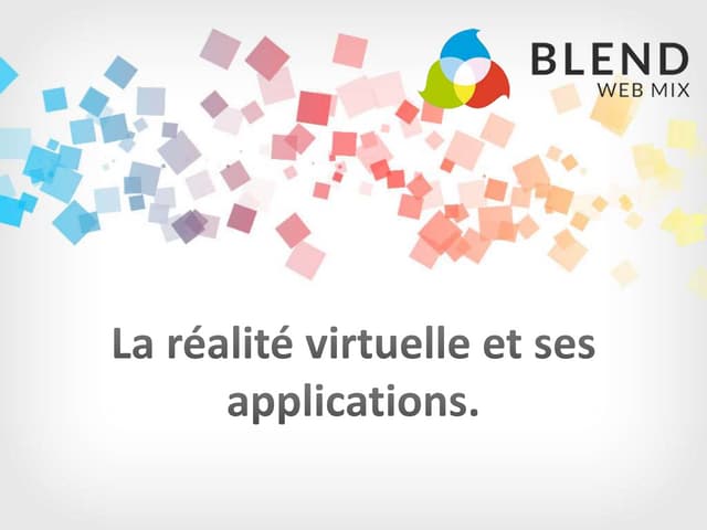 La réalité virtuelle et ses applica...