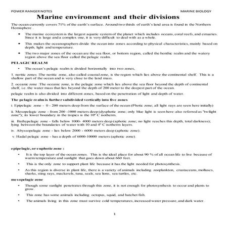 Marine Biology 2nd sem (full sylabus)