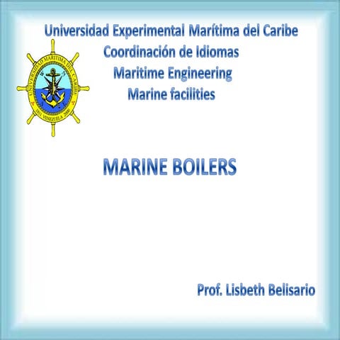 Marine boilers