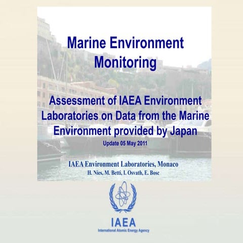 Fukushima Marine Environment Monitoring - 5 May 2011
