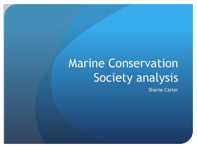 Marine conservation society