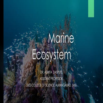 Marine ecosystem