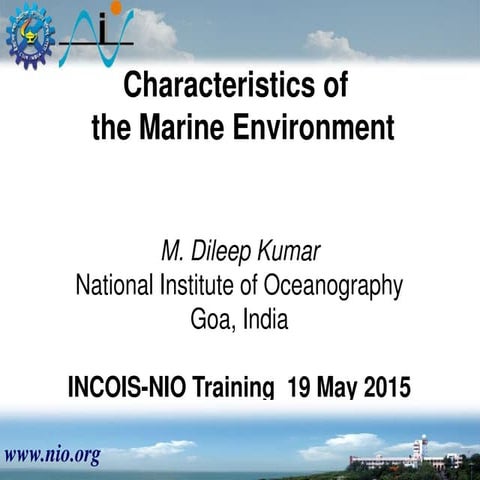 Marine environment 2015