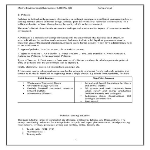 Marine environmental management 305b