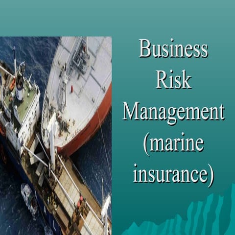 Marine ins ppt