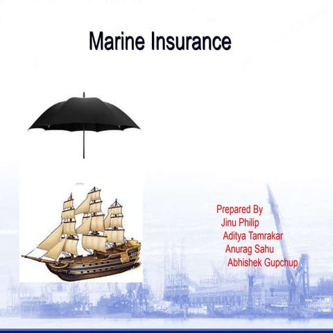 Marine insurance