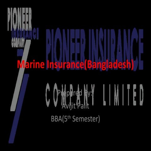 Marine insurance(bangladesh)