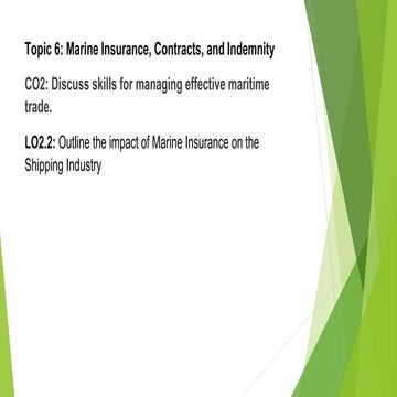 Marine Insurance, Contracts, and Indemnity.pdf