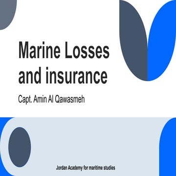 Marine Losses and insurance.pptx