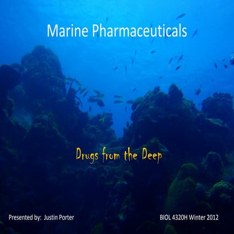 Marine Pharmaceuticals