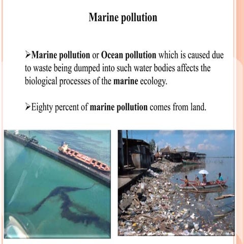 Marine pollution