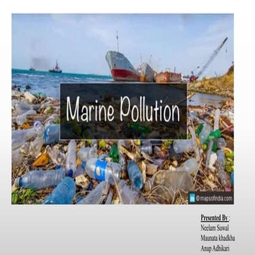 Marine pollution  