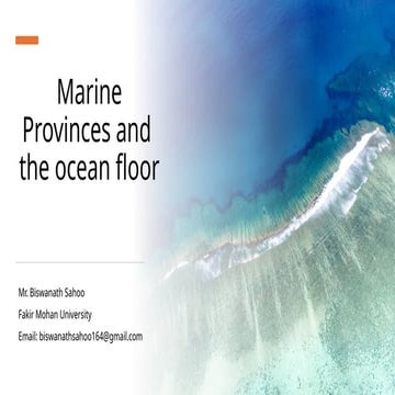 Marine Provinces and Ocean floor: Features and Processes.pptx
