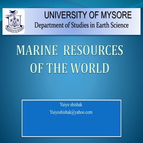 Marine  resources
