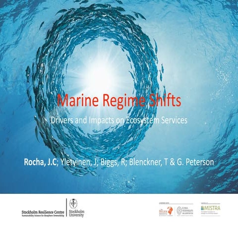 Marine Regime Shifts Causes and Consequences