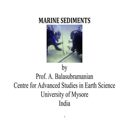 Marine sediments 