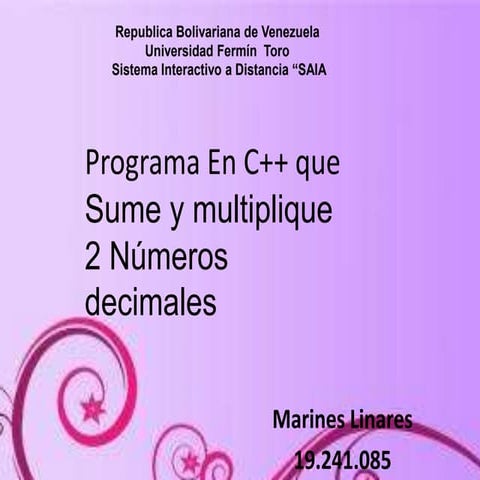 Marineslinares lenguaje c